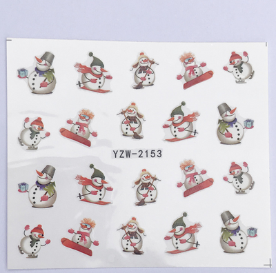 Calcomanías Navideñas para Uñas - Pegatinas de Transferencia Agua Full Cover - Image 5