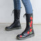 Botas Martin con Bordados de Estilo Nacional