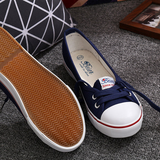Zapatos de Lona Cómodos para Mujer con Suela Plana y Transpirabilidad - Image 2