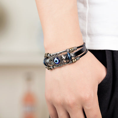 Pulsera de Cuero Turquesa Vintage - Image 6