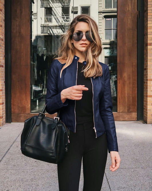 Blazer de Cuero PU para Mujer - Colección Otoño Invierno - Image 2