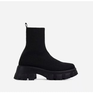 Botas Cortas de Punto Gruesas Talla Grande - Estilo Viral - Image 9