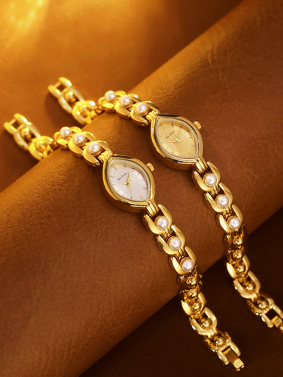 Reloj Elegante para Mujer con Perlas Simuladas - Diseño Lujo Clásico - Image 21