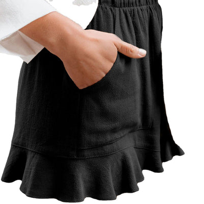 Pantalón Mujer Cintura Alta Plisado Recto Elegante - Image 8