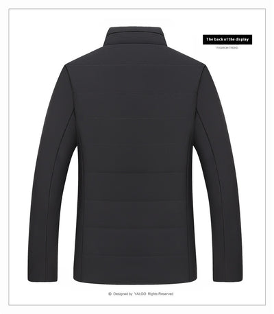 Abrigo Acolchado de Algodón para Papá - Chaqueta Cálida Otoño Invierno - Image 18