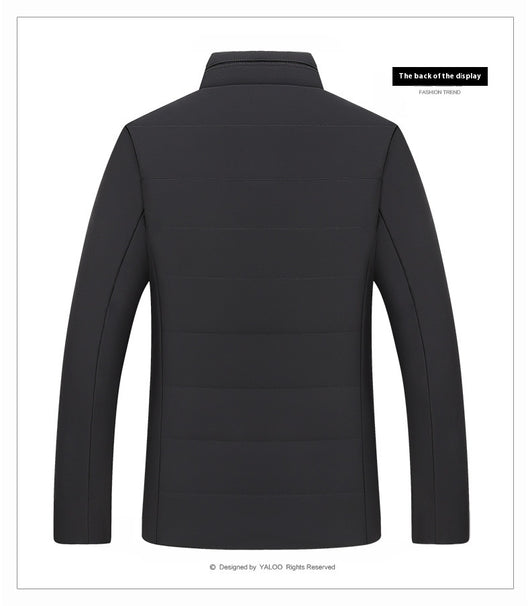Abrigo Acolchado de Algodón para Papá - Chaqueta Cálida Otoño Invierno - Image 18