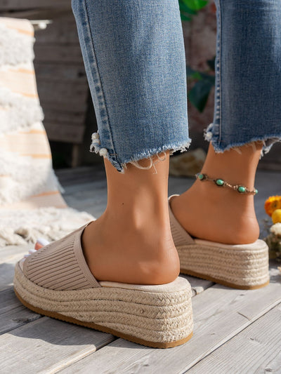 Sandalias Tejidas de Rafia y Jacinto Estilo Romano para Mujer - Image 11