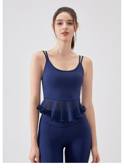 Top Deportivo Yoga con Encaje Espalda Descubierta - Tela Respirable Fanxin Air Sense - Image 10