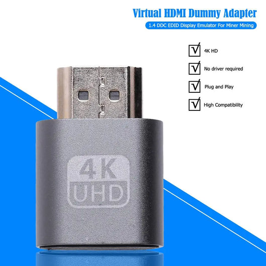 Adaptador HDMI Dummy Load con EDID - Emulador de Pantalla - Image 11