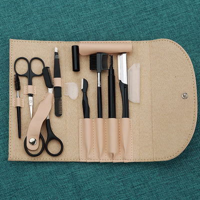 Set de 8 Herramientas de Belleza: Raspador y Pinza para Cejas - Image 9