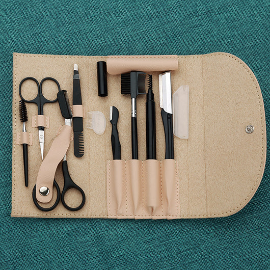 Set de 8 Herramientas de Belleza: Raspador y Pinza para Cejas - Image 9