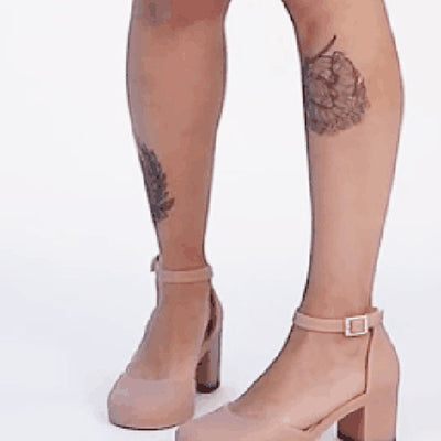 Zapatos de Gel Tacón Medio Punta Redonda con Suela Flexible para Mujer - Image 6