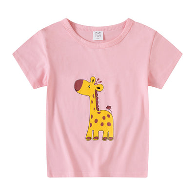 Playera Infantil de Manga Corta Unisex con Diseños Animados - Image 60