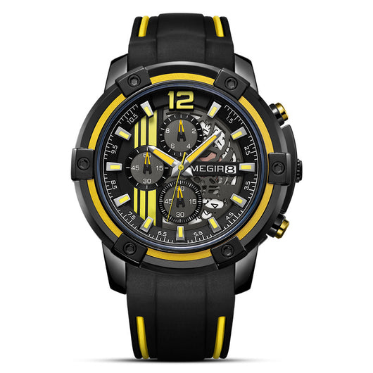 Reloj de Calavera para Hombre con Calendario y Carátula Grande - Image 9