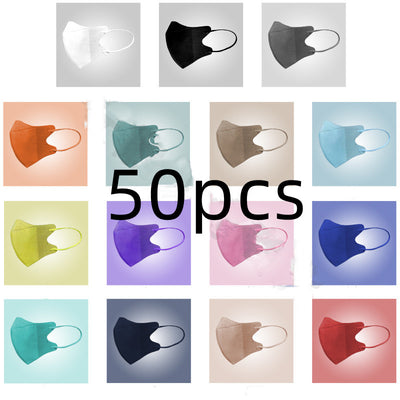 A grid of duckbill 3D masks in various colors including white, black, gray, orange, teal, purple, pink, and blue. - Image 8