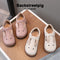 Zapatos de Cuero para Niñas Antideslizantes con Suela Suave - Diseño Princesa