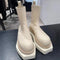 Botas Martin de Caña Media con Suela Gruesa - Diseño Clásico y Resistente