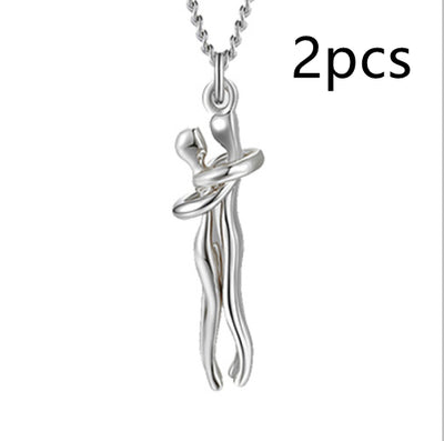 Collar Abrazo de Amor - Joyería Unisex para Parejas - Image 28