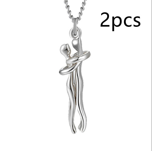 Collar Abrazo de Amor - Joyería Unisex para Parejas - Image 28
