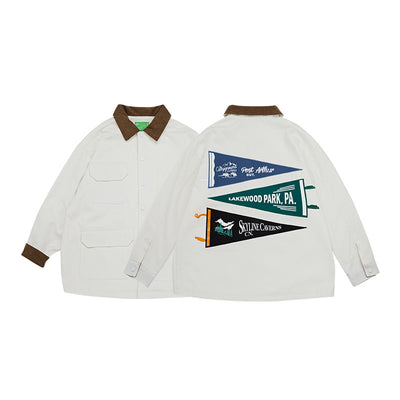 Saco de Hombre con Contraste de Colores y Solapa Moderna - Image 8