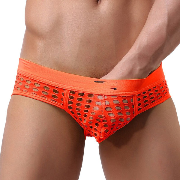 Bóxer Transparente Mesh Triangular Woxuan - Diseño Sensual para Hombre