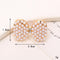 Jeans Button Hole Shoes Diy Accessories Bright Crystal Classic Estilo Ornament Accessories Upper Pearl Flower C511 Transparente