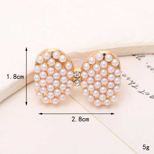 Adornos de Cristal Brillante para Zapatos - Accesorios DIY Estilo Clásico con Flor de Perla - Image 93