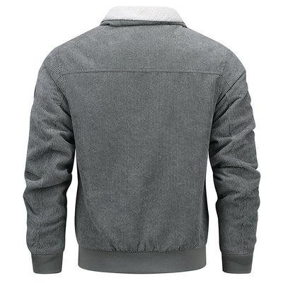Chaqueta de Polar con Solapa Acolchada para Hombre - Abrigo Grueso y Cálido - Image 6