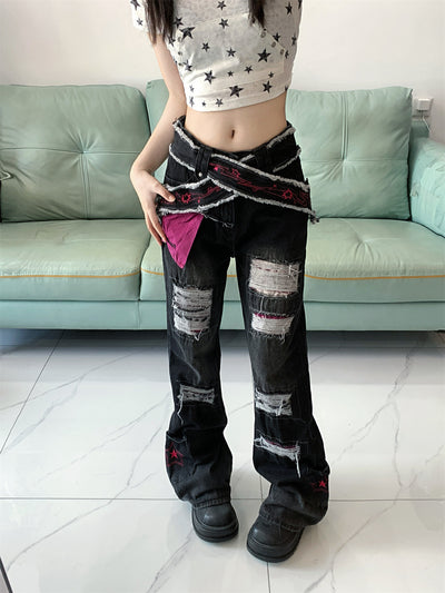 Jeans Flare Rotos con Diseño Desenfadado y Toque Chic - Image 16