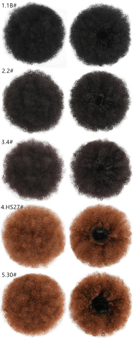 Peluca Afro Voluminosa Micro-Rizos Fluffy - Bolsa de Cabello - Image 33