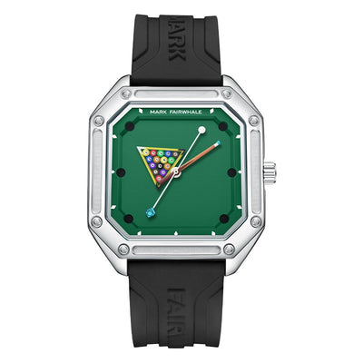 Reloj de Cuarzo Personalizado para Hombre con Diseño Temático de Billar - Image 7