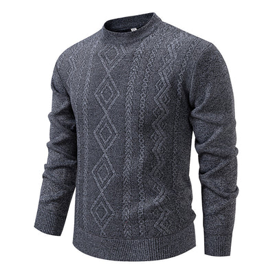Suéter Tejido Cuello Redondo Cálido y Casual para Hombre - Image 5