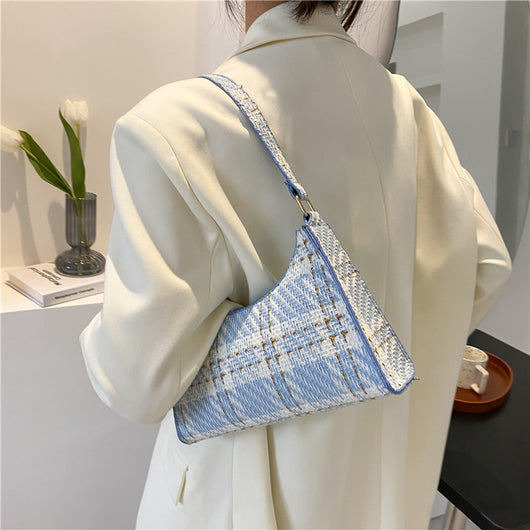 Bolso Bandolera de Pintura al Óleo con Cierre de Cremallera para Mujer - Image 11