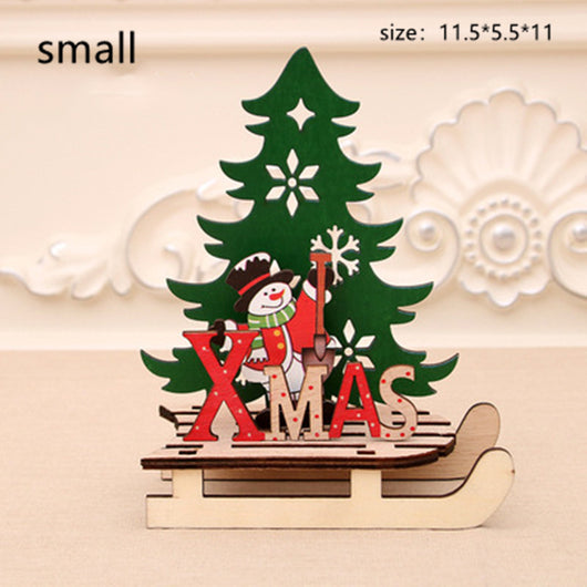 Adornos Navideños de Madera con Celebridades - Caja de Regalos para Adultos Mayores - Image 5