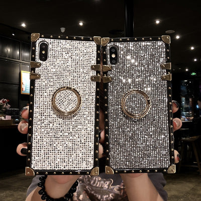 Funda Protectora Cuadrada con Soporte Metálico para Celular - Image 9