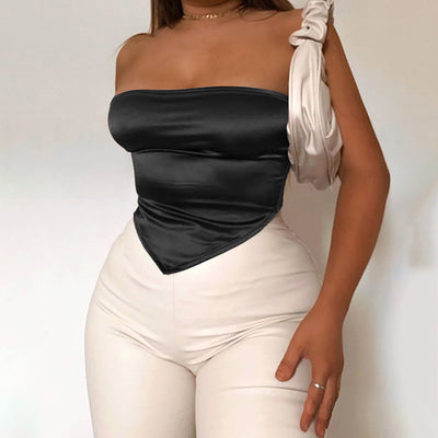 Top Strapless Ajustado Envolvente para Busto Pequeño - Image 16