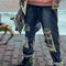Pantalones Street Punk Holgados Rotos de Estilo Funcional