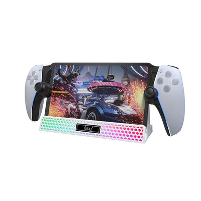 Base de Carga con Soporte Fijo y Lámpara RGB para Consolas de Juego - Image 15