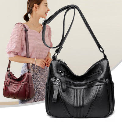Bolso Mensajero de Cuero Genuino Estilo Minimalista - Image 16