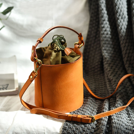 Bolso Bucket Vintage Artesanal para Mujer - Image 4