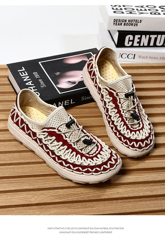 Zapatos Casuales de Malla Transpirable con Diseño Calado para Hombre - Image 25