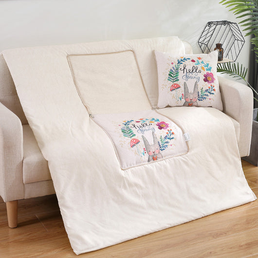 Almohada Multifuncional de Algodón y Lino - Image 13