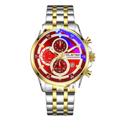 Reloj Deportivo Multifunción Hombre Acero Inoxidable Cuarzo - Image 4