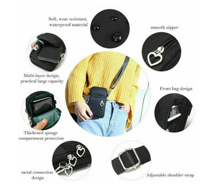 Cartera Crossbody Compacta para Mujer - Bolsa Bandolera Multifuncional - Image 29