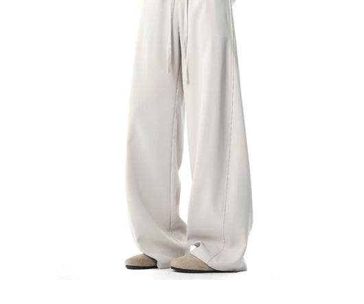 Pantalones Casuales de Corte Elegante con Detalles de Costura para Hombre - Primavera y Verano - Image 29