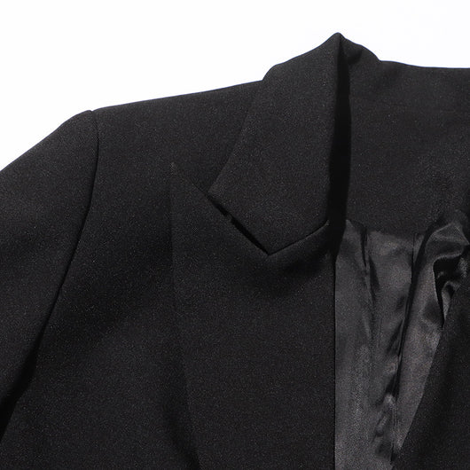 Blazer Elegante con Diseño Midriff para Mujer - Traje Ejecutivo Otoño - Image 12