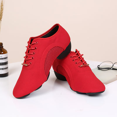 Zapatos de Danza Latina para Mujer Transpirables con Tela Oxford - Image 14