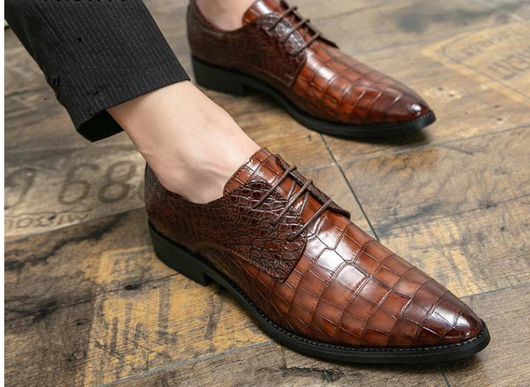 Zapatos de Cuero Formal Puntiagudo para Hombre - Elegancia Profesional - Image 6