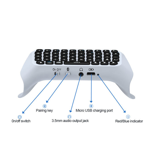 Teclado Bluetooth con Micrófono y Control de Voz - Image 3