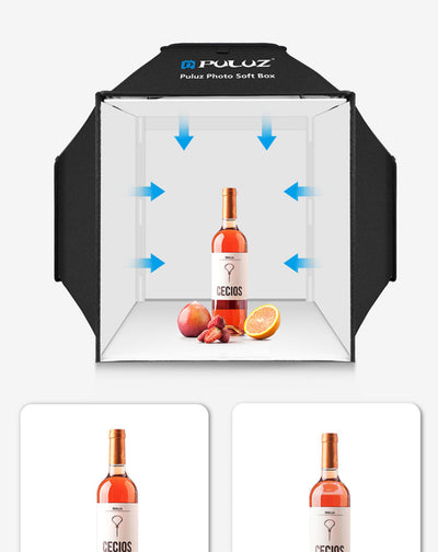 Caja de Luz LED Plegable 40cm para Fotografía de Productos - Image 11